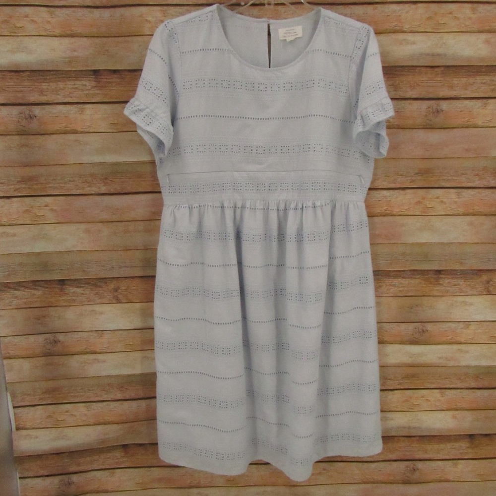 Seraphine MaMA + mint Light Blue Two-Layer Nursing Dress 8